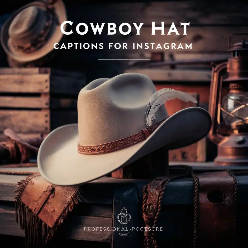 301+ Best Cowboy Hat Captions For Instagram Captions Unleashed