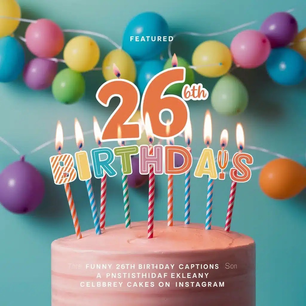 251+ 26th Birthday Captions For Instagram and Quotes Captions Unleashed