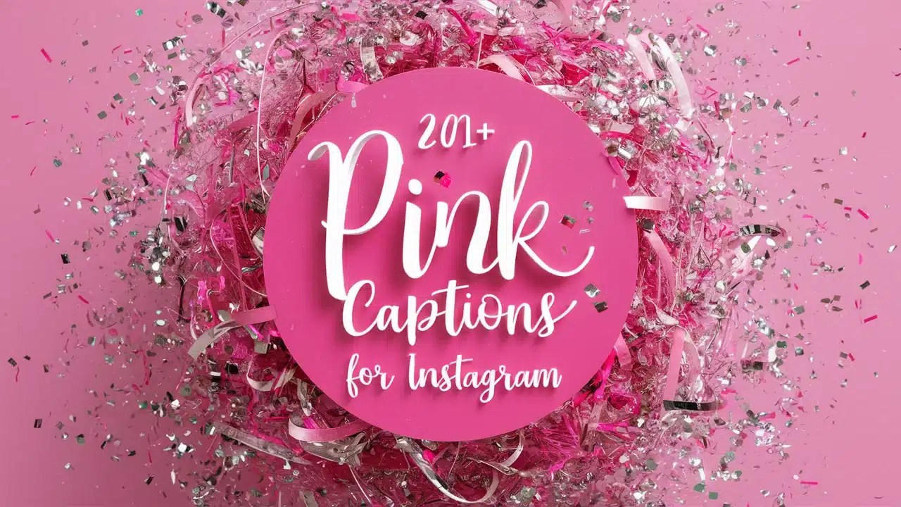 201+ Pink Captions for Instagram Captions Unleashed