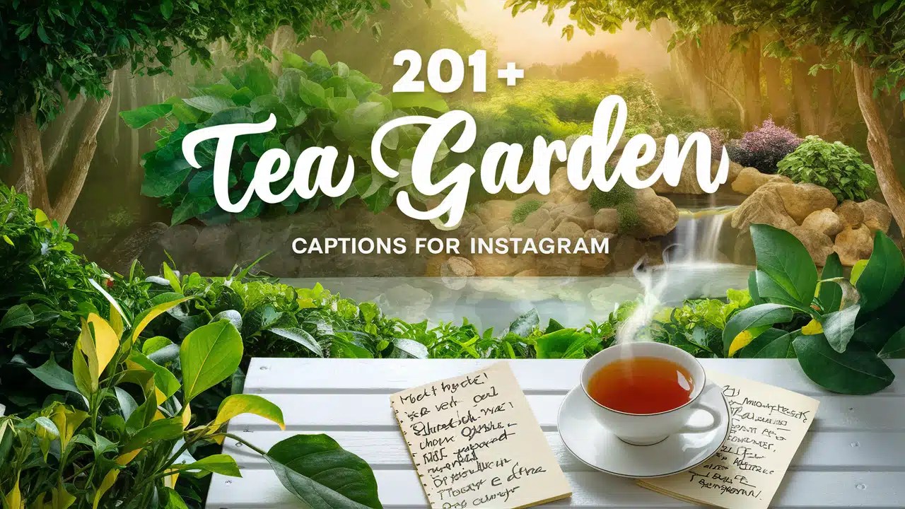 201+tea garden captions for instagram Captions Unleashed
