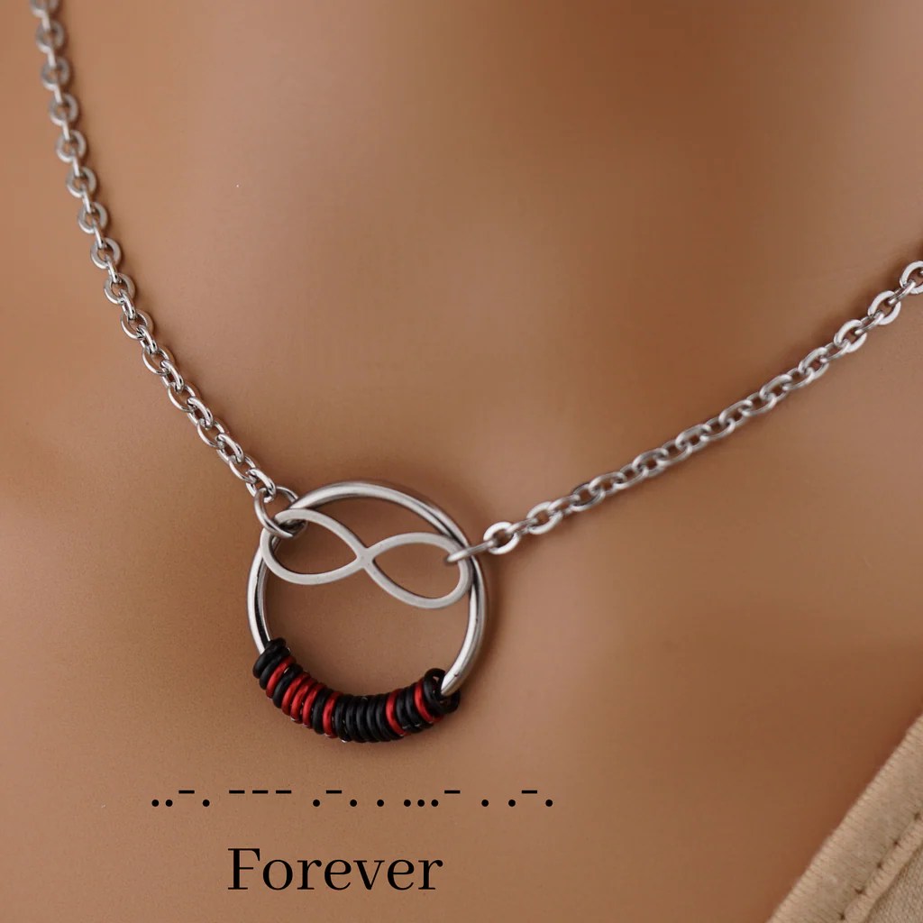 BDSM Morse Code Submissive Collar Handcrafted by Captive Collars