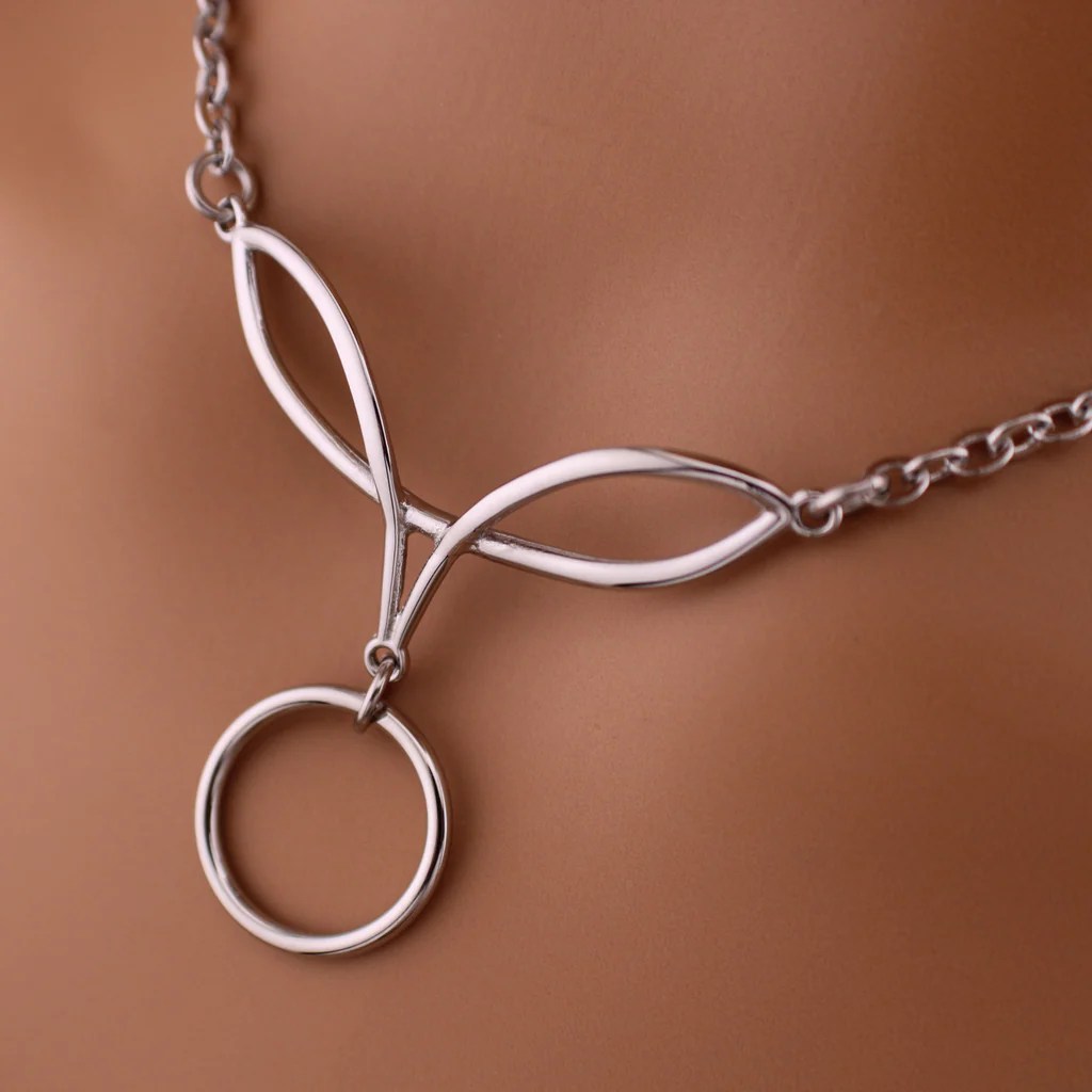 247 Wear Infinity Heart Necklace BDSM Day Collar Locking Captive Collars