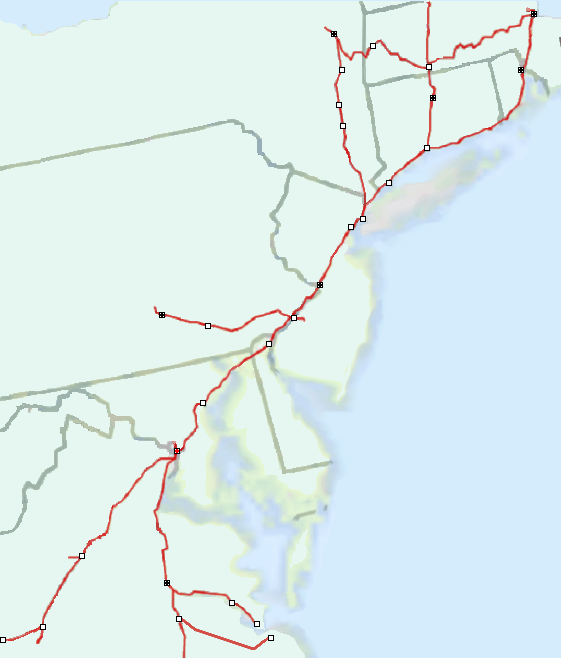 Amtrak Status Maps NEC