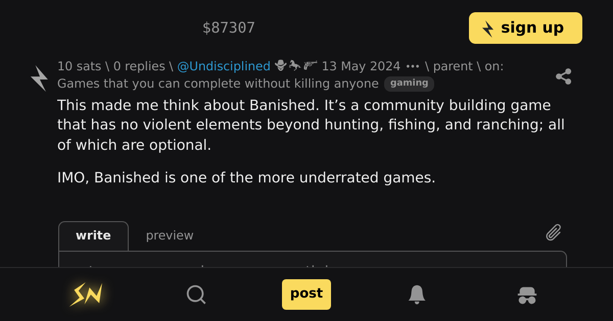 reply on Games that you can complete without killing anyone \ stacker