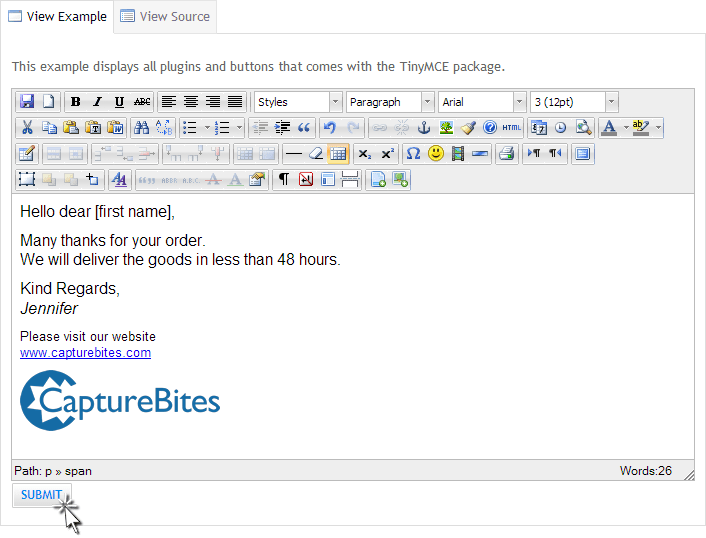 Email Export Help | CaptureBites (706 x 538 Pixel)