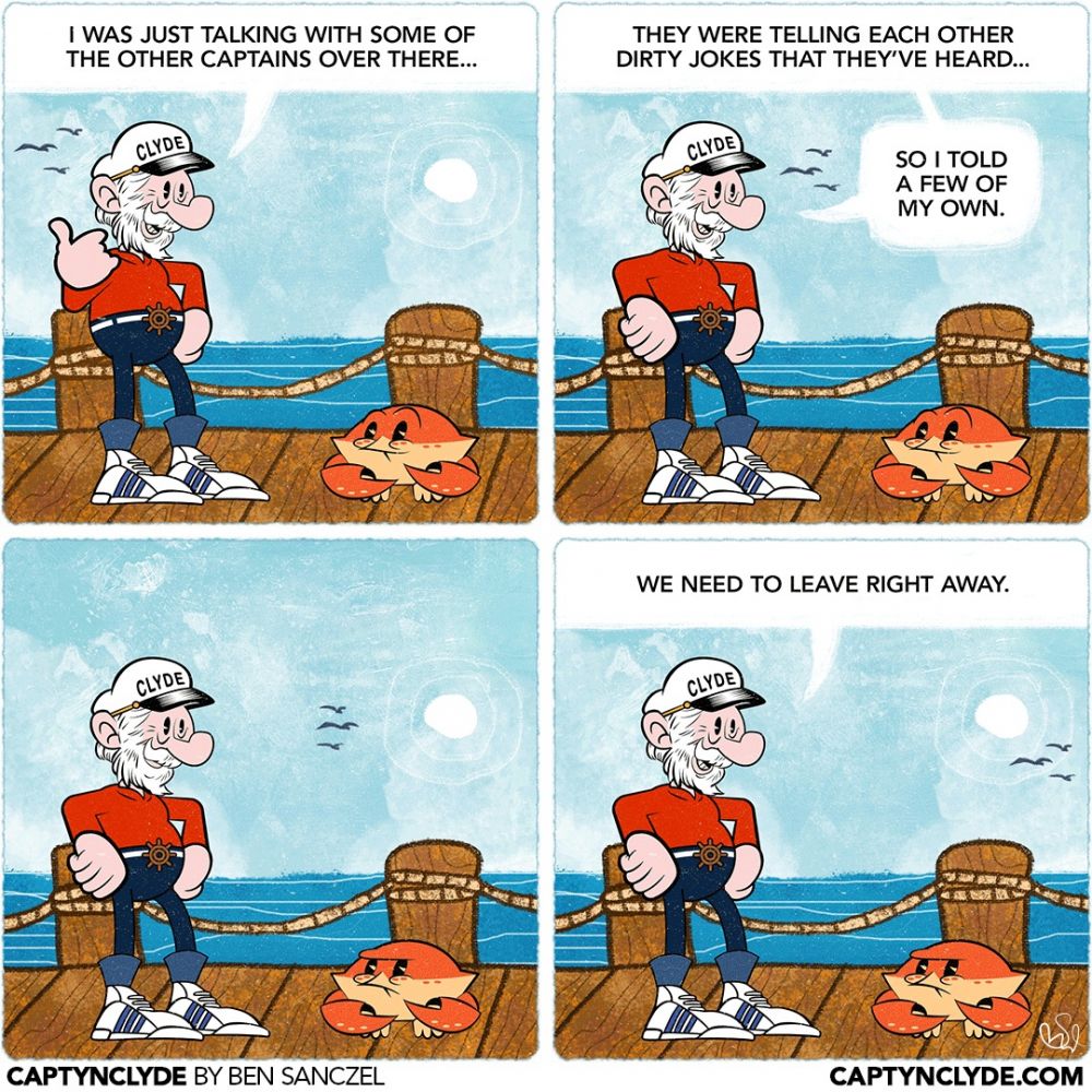 Dirty Jokes a Captyn Clyde Daily