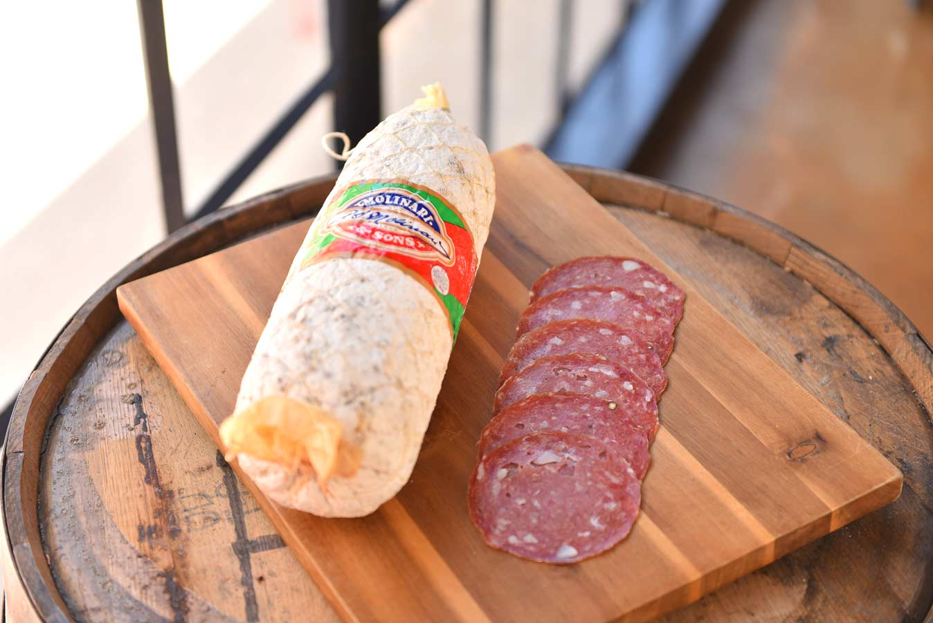 Molinari Toscano Salami per 1/2 lb (8 oz) Caputo's Market & Deli