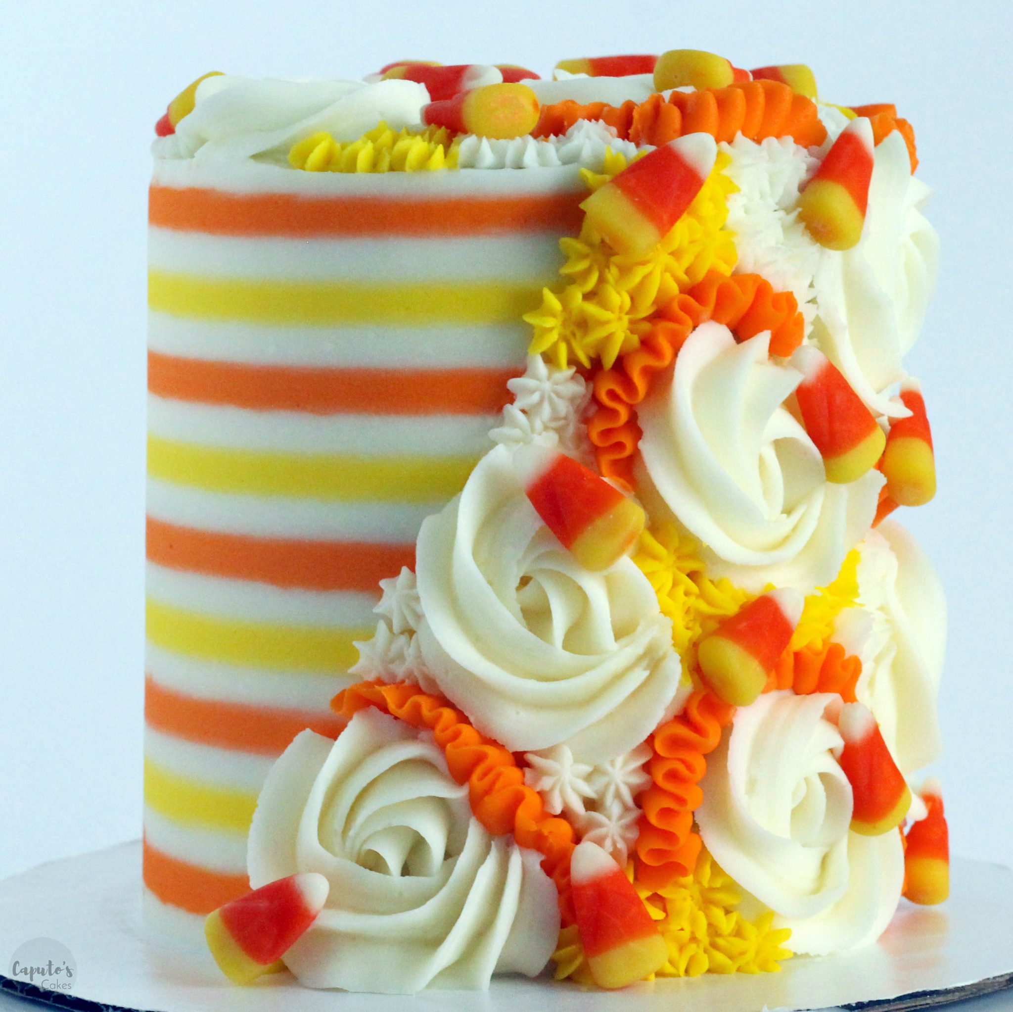 Candy Corn Halloween Cake Caputo's Cakes