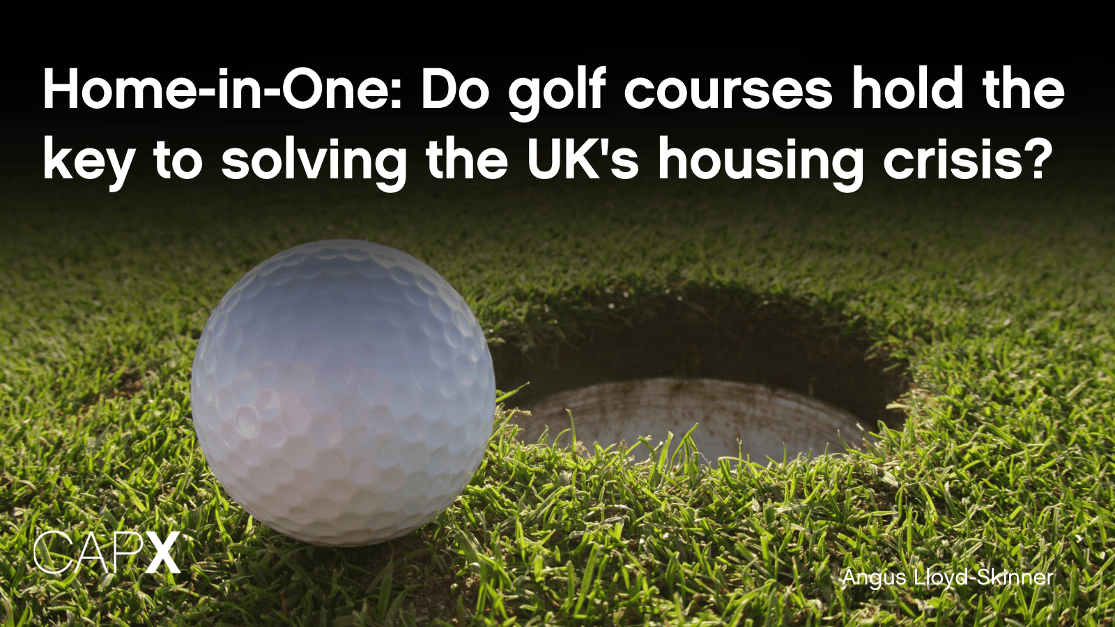 Homeinone Do golf courses hold the key to solving the UK's housing crisis? CapX
