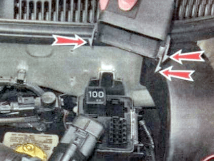 Fuses and relays Volkswagen Golf 4, 1997 - 2004