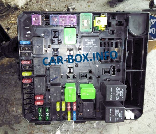 Fuse Box Diagram Citroen CCrosser (EP), 2007 2012 Fuse Box Diagram Citroen CCrosser (EP), 2007 2012