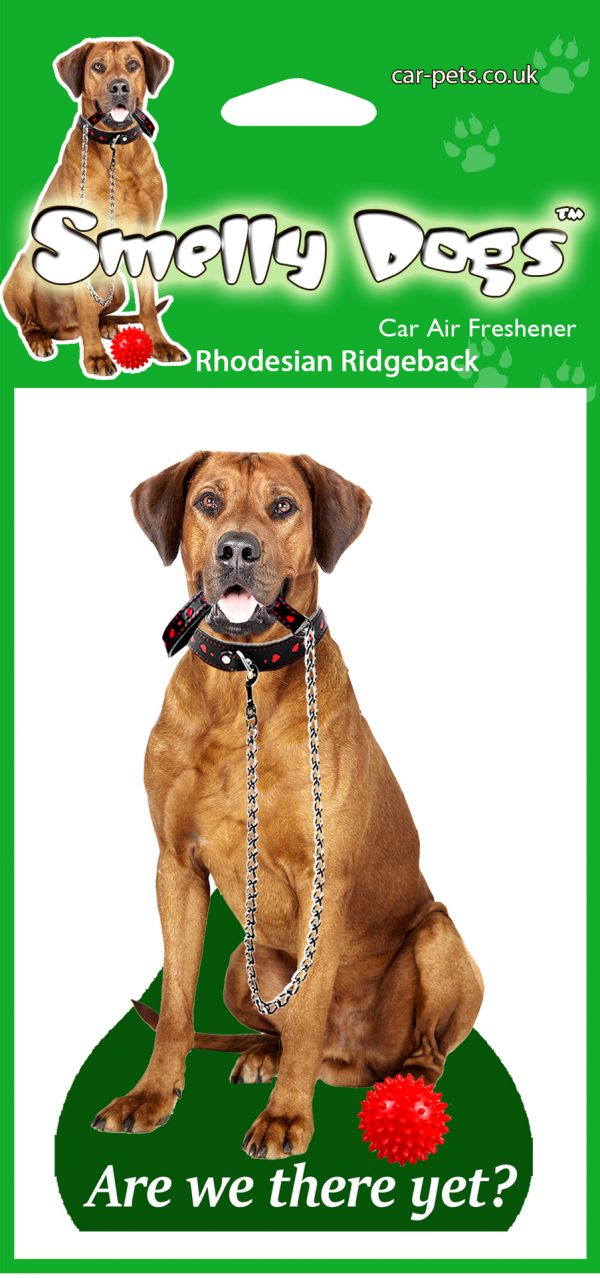 Rhodesian Ridgeback Dog Car Air Fresheners x 4 pieces Car Pets