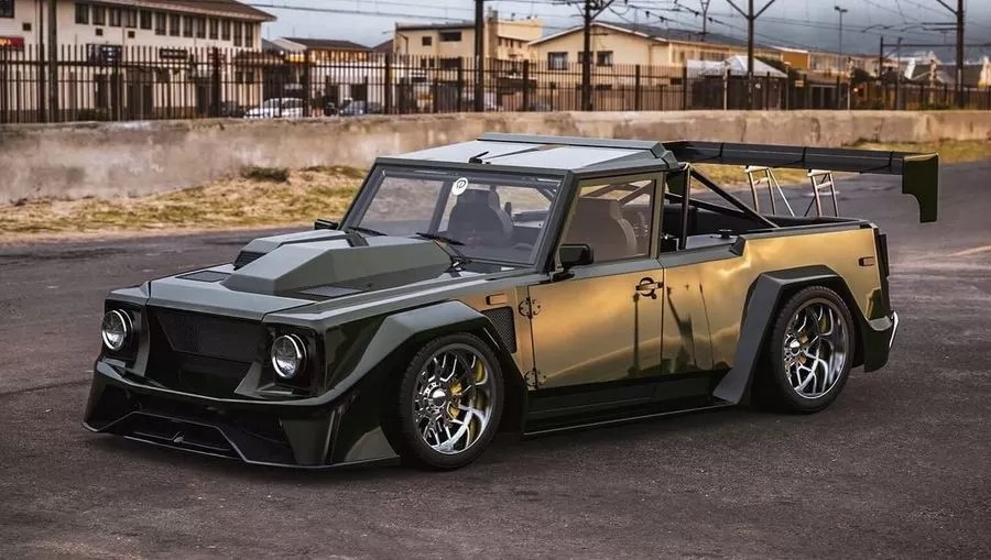 LM002 переосмыслили в виде гоночного пикапа для шоссейных