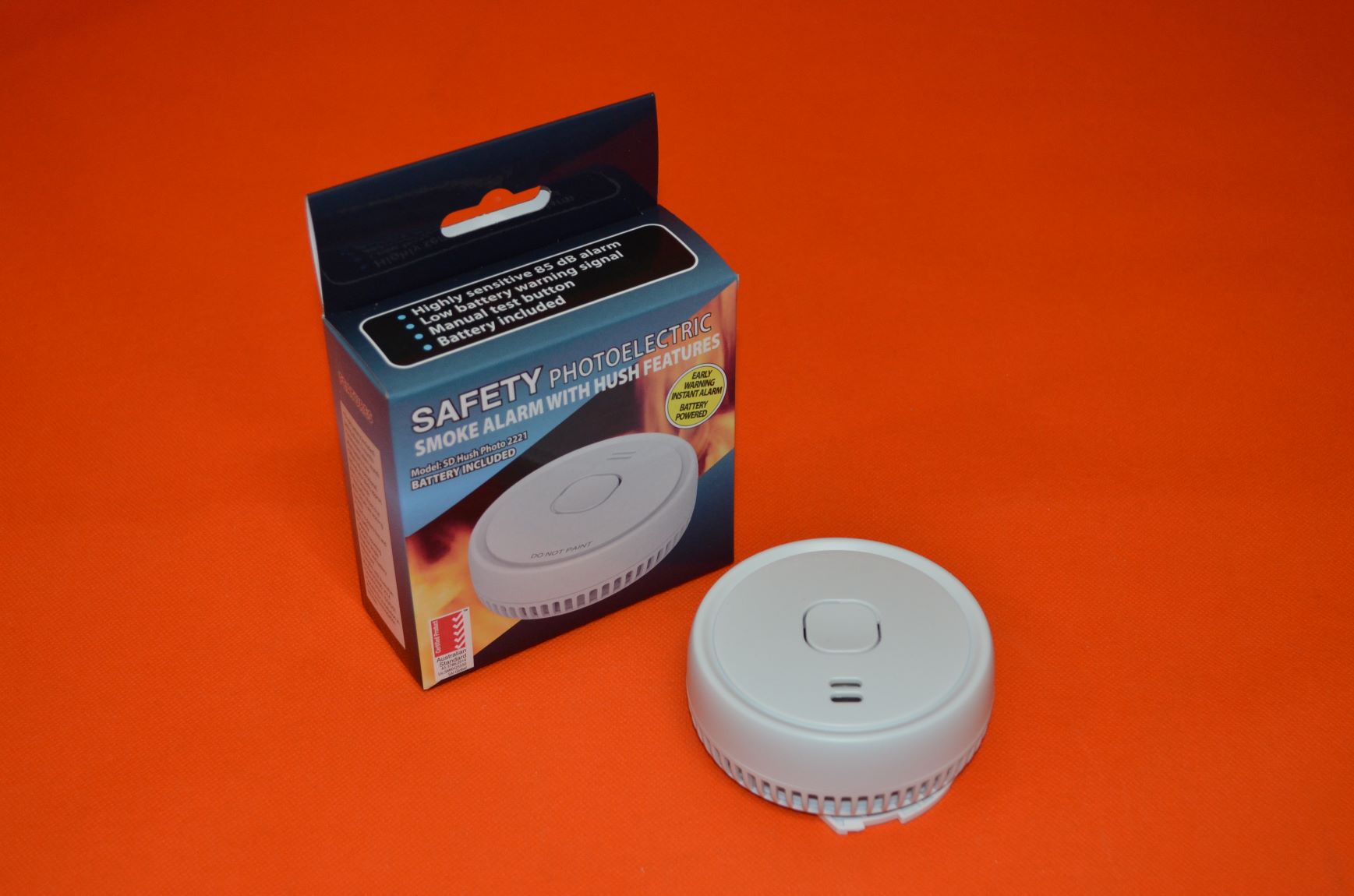 Smoke Alarm with hush features Caramart Caravans & Trailers