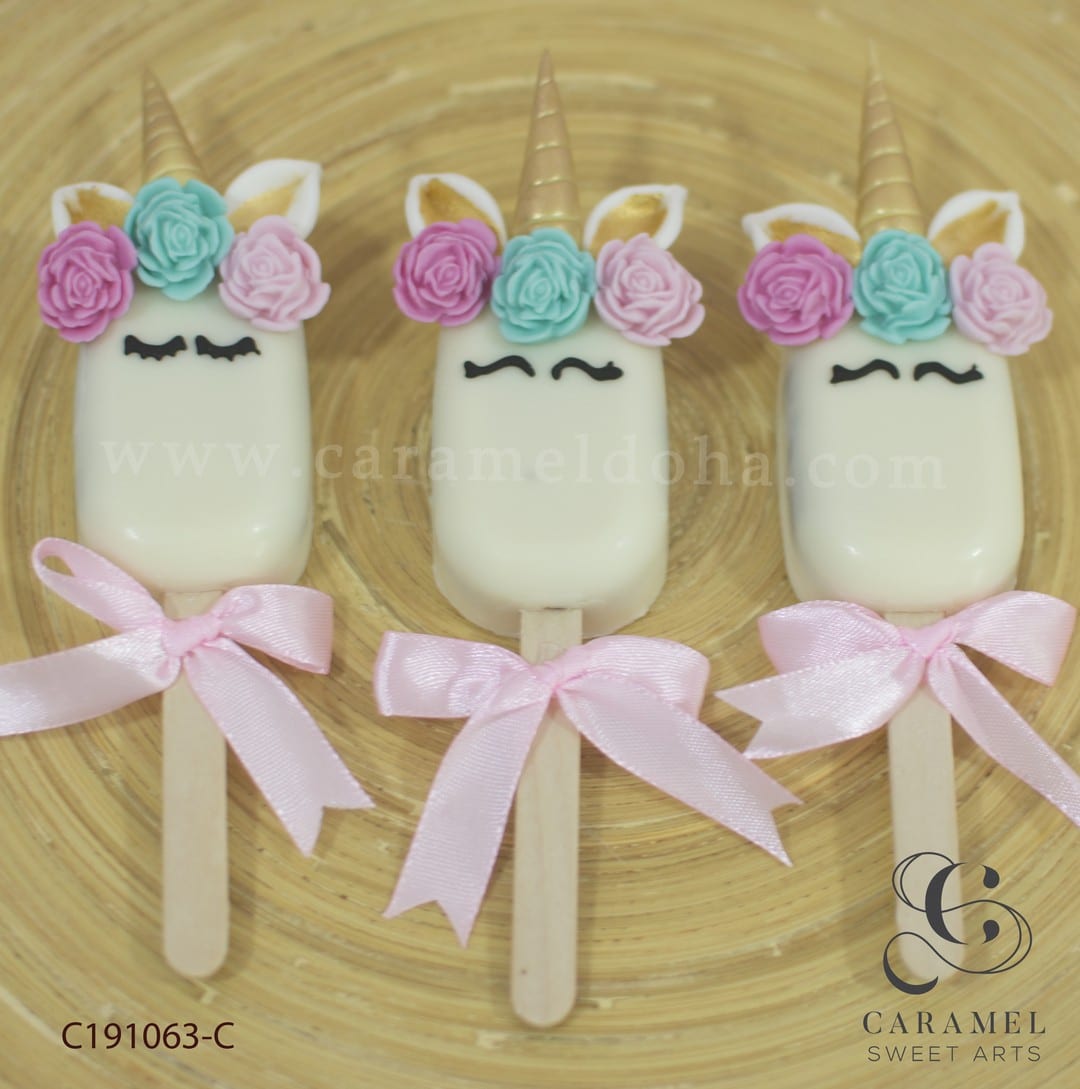 Unicorn Cakesicles Caramel Sweet Arts