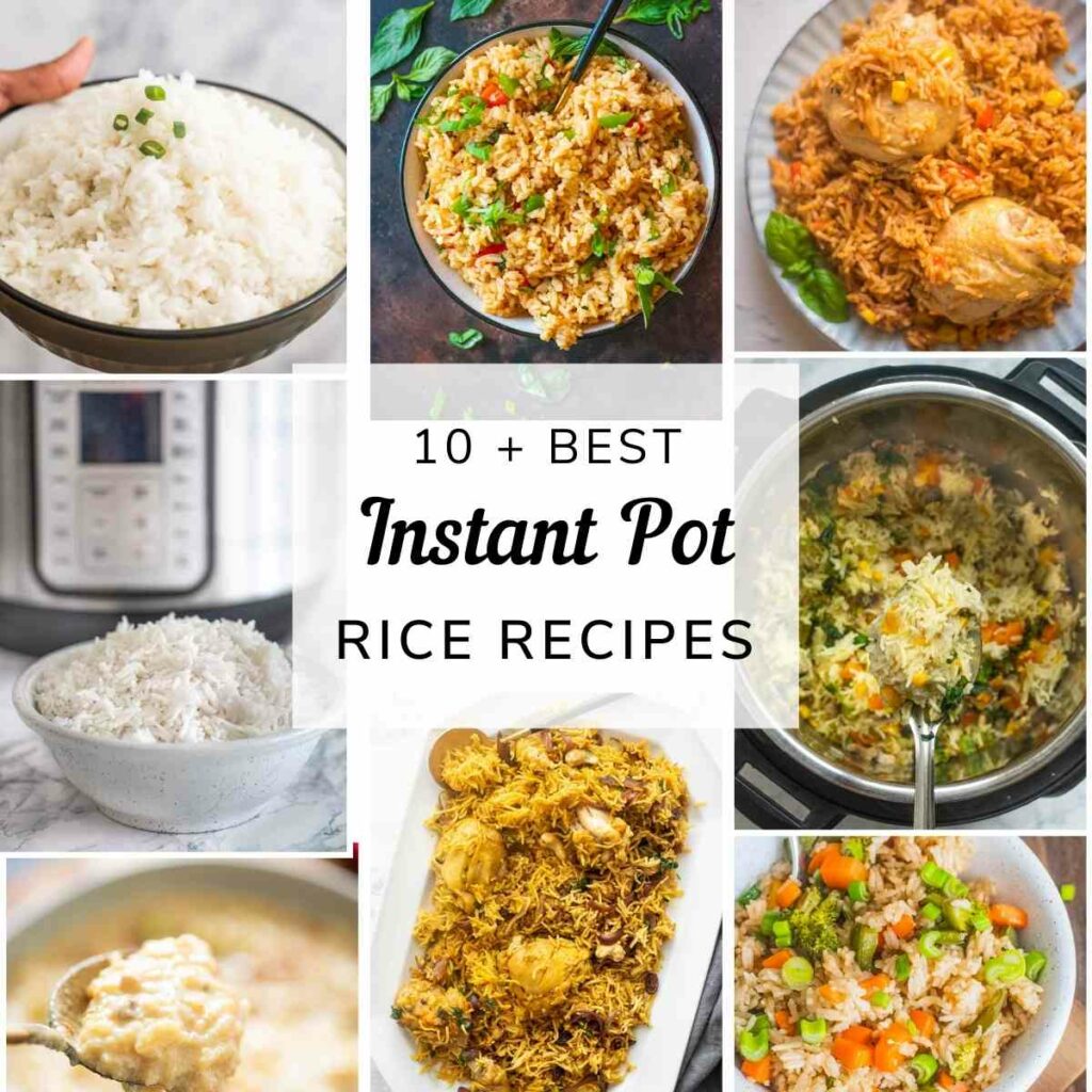 10+ Instant Pot Rice Recipes Caramel Tinted Life