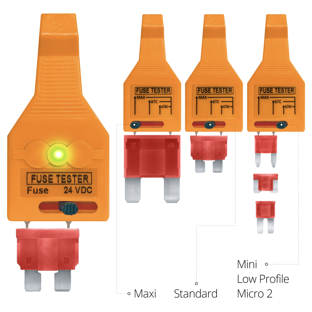 CARAX Fuse Puller Tool for Car Fuse Tester Removal Tool for Blade Fuse