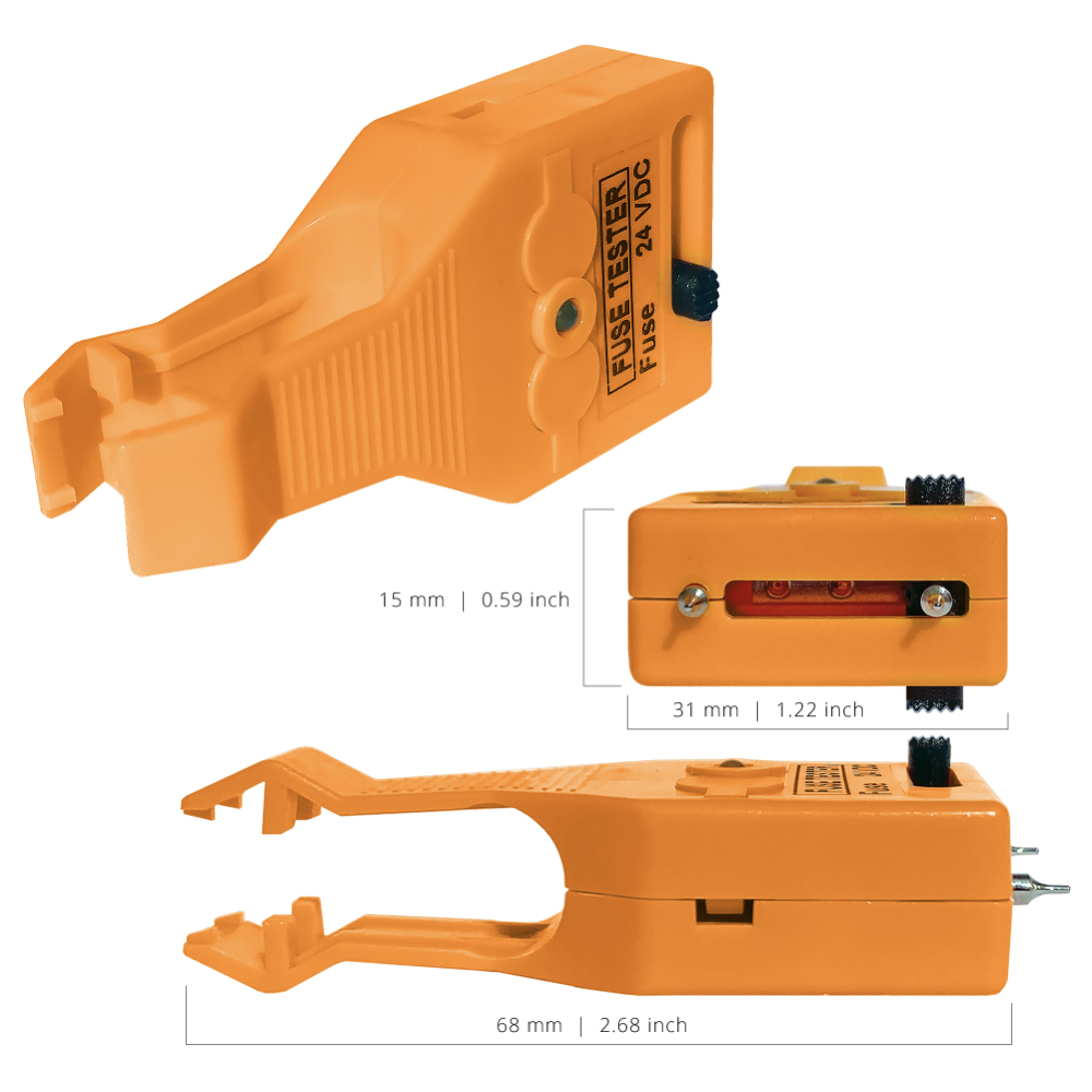 CARAX Fuse Puller Tool for Car Fuse Tester Removal Tool for Blade Fuse