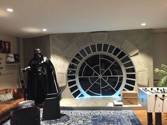 Star wars retro comic style interior decoration for fans. Interior Design Star Wars Offices Stage Rite Inc Portfolio