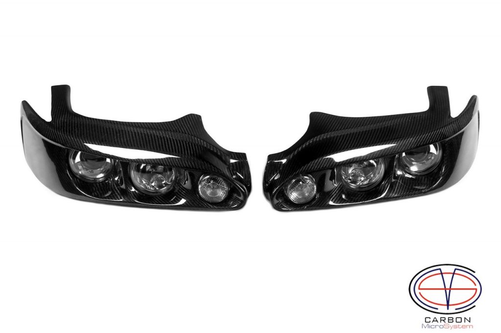 Carbon fiber headlights