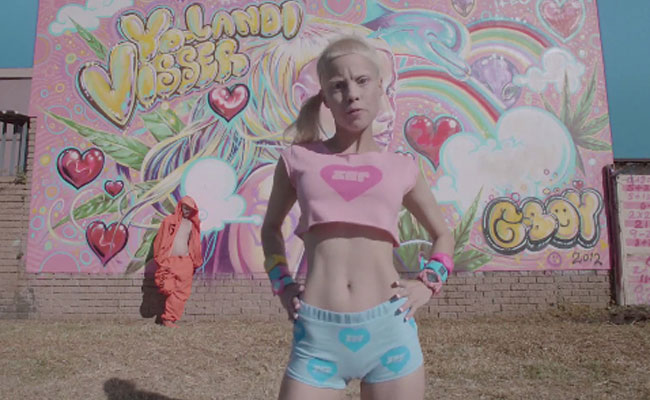 Yolandi Visser from Die Antwoord Costume Carbon Costume DIY Dress