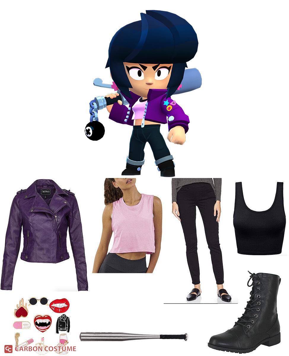 Bibi from Brawl Stars Costume Carbon Costume DIY DressUp Guides