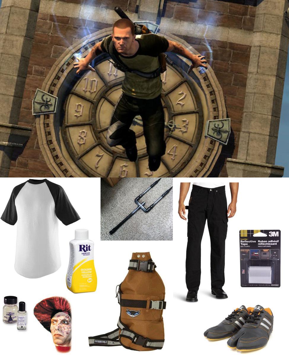 Cole MacGrath from inFAMOUS 2 Costume Carbon Costume DIY DressUp