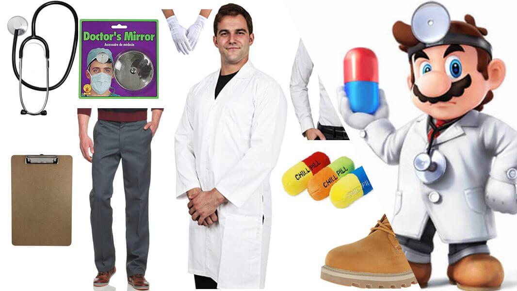 Dr. Mario Costume Carbon Costume DIY DressUp Guides for Cosplay
