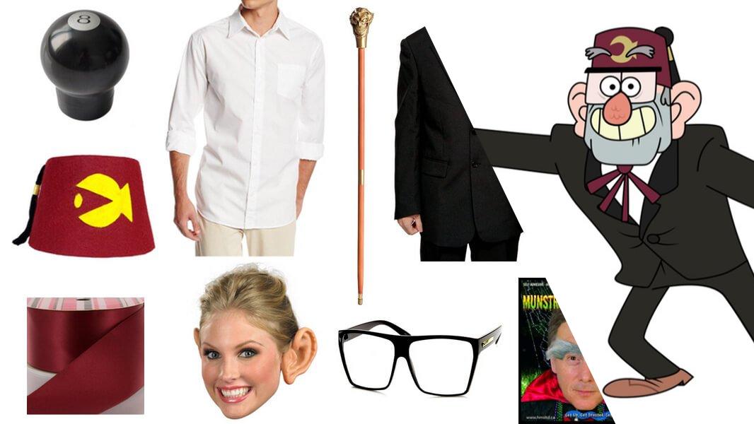 Grunkle Stan Costume Carbon Costume DIY DressUp Guides for Cosplay