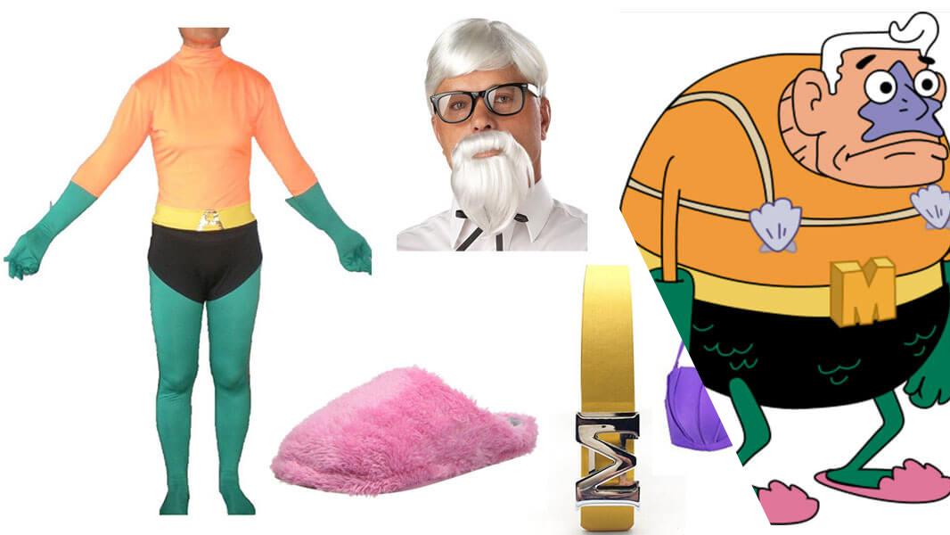 Mermaid Man Costume Carbon Costume DIY DressUp Guides for Cosplay