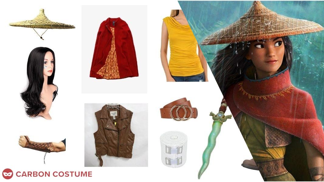 Princess Raya from Raya and the Last Dragon Costume Carbon Costume