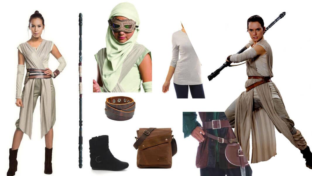 Rey Costume Carbon Costume DIY DressUp Guides for Cosplay & Halloween