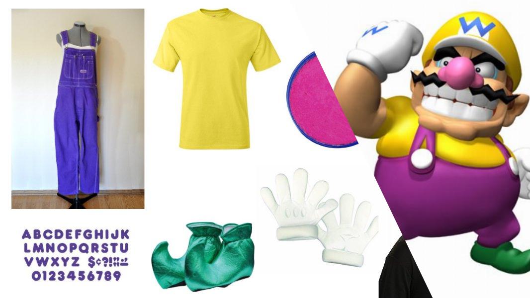Wario Costume Carbon Costume DIY DressUp Guides for Cosplay
