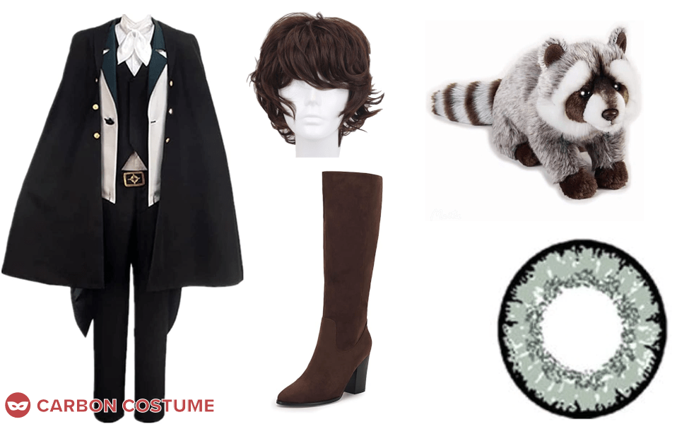 Edgar Allan Poe from Bungo Stray Dogs Costume Carbon Costume DIY