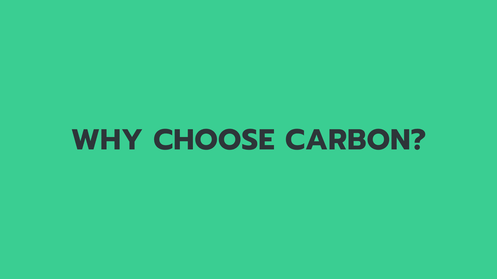 Why Carbon? Receive Expert Legal Advice Carbon Law Partners