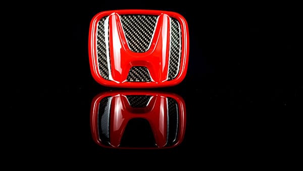 Custom Honda Civic Red Emblems & Logos | Carbon Sixth Element