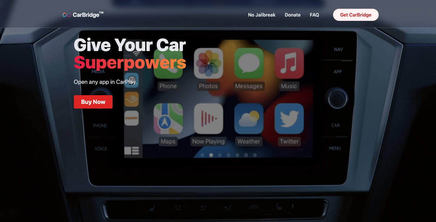 Carplay + Carbridge Club Toyota Corolla