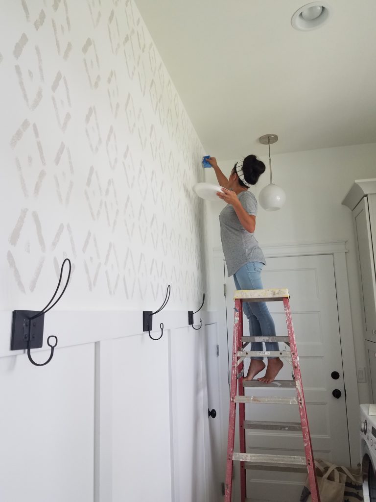 DIY Sponge Wall Carcaba Road Jess Davis