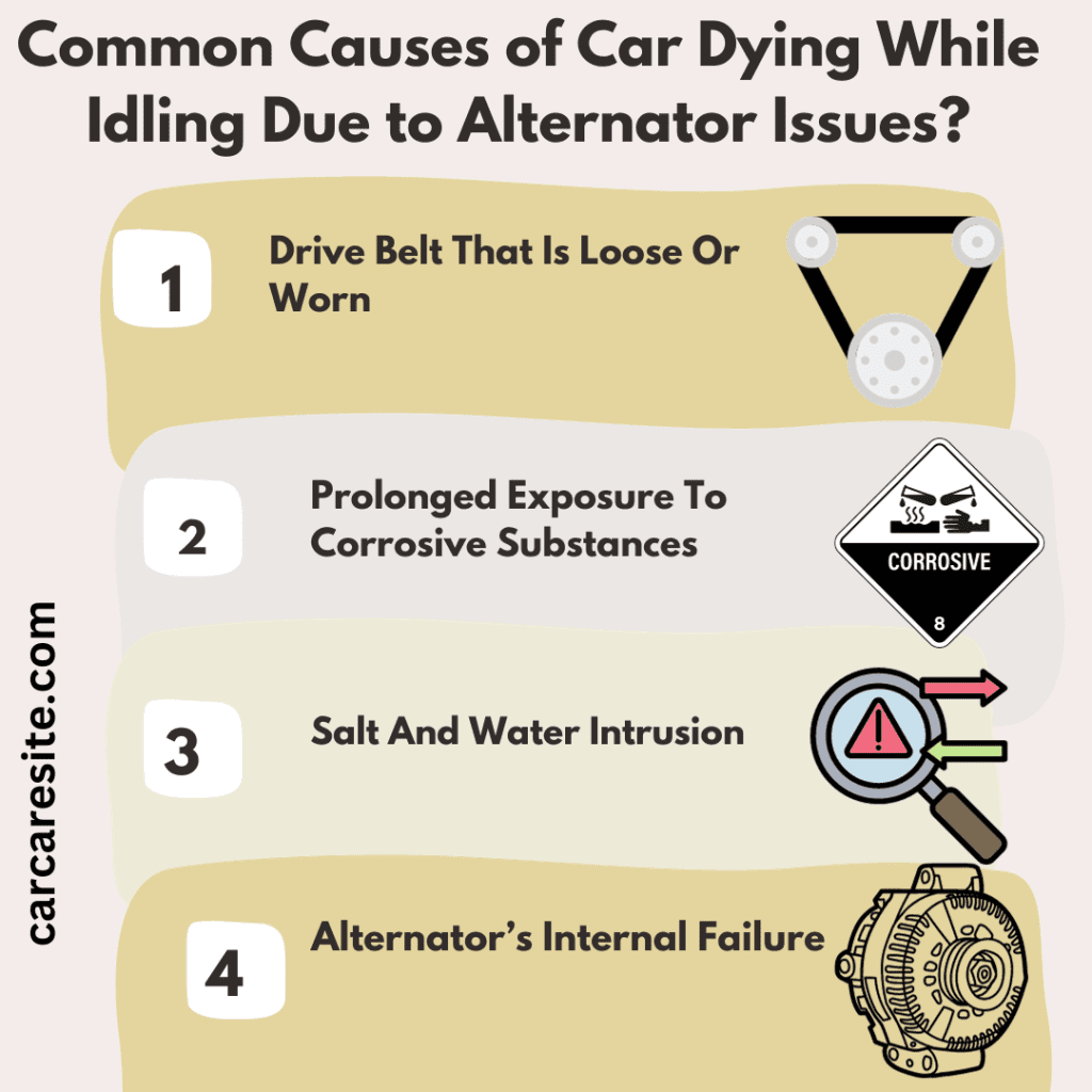 Car Dies While Idling Alternator- Issues Explained - Car Care Site