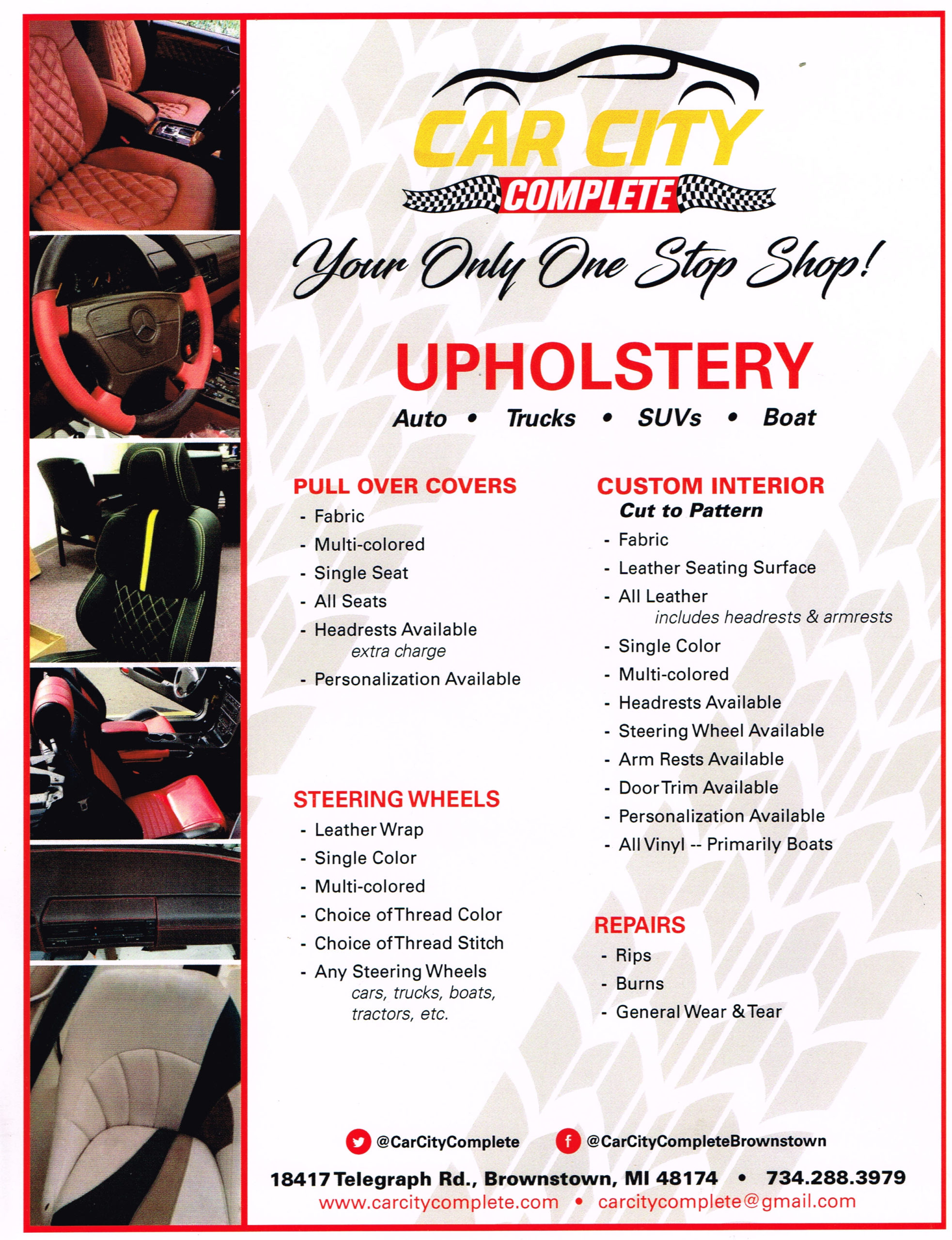 Car City Complete Custom Upholstery 7342883979 Car City Complete