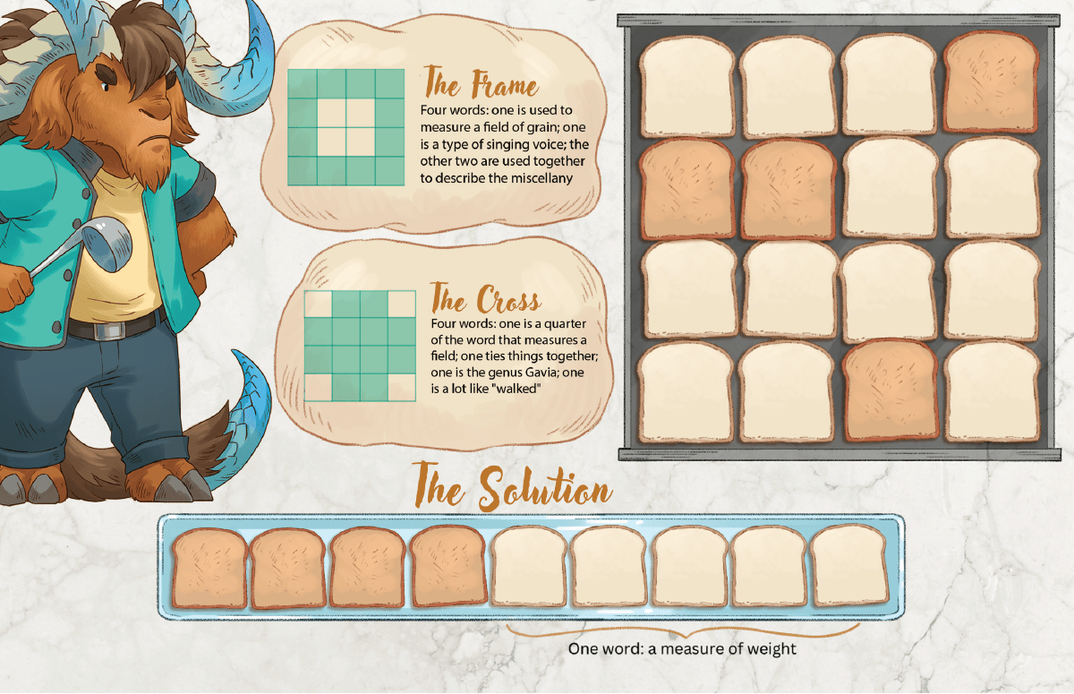 Critter Kitchen Bread Puzzle #7 - Cardboard Alchemy