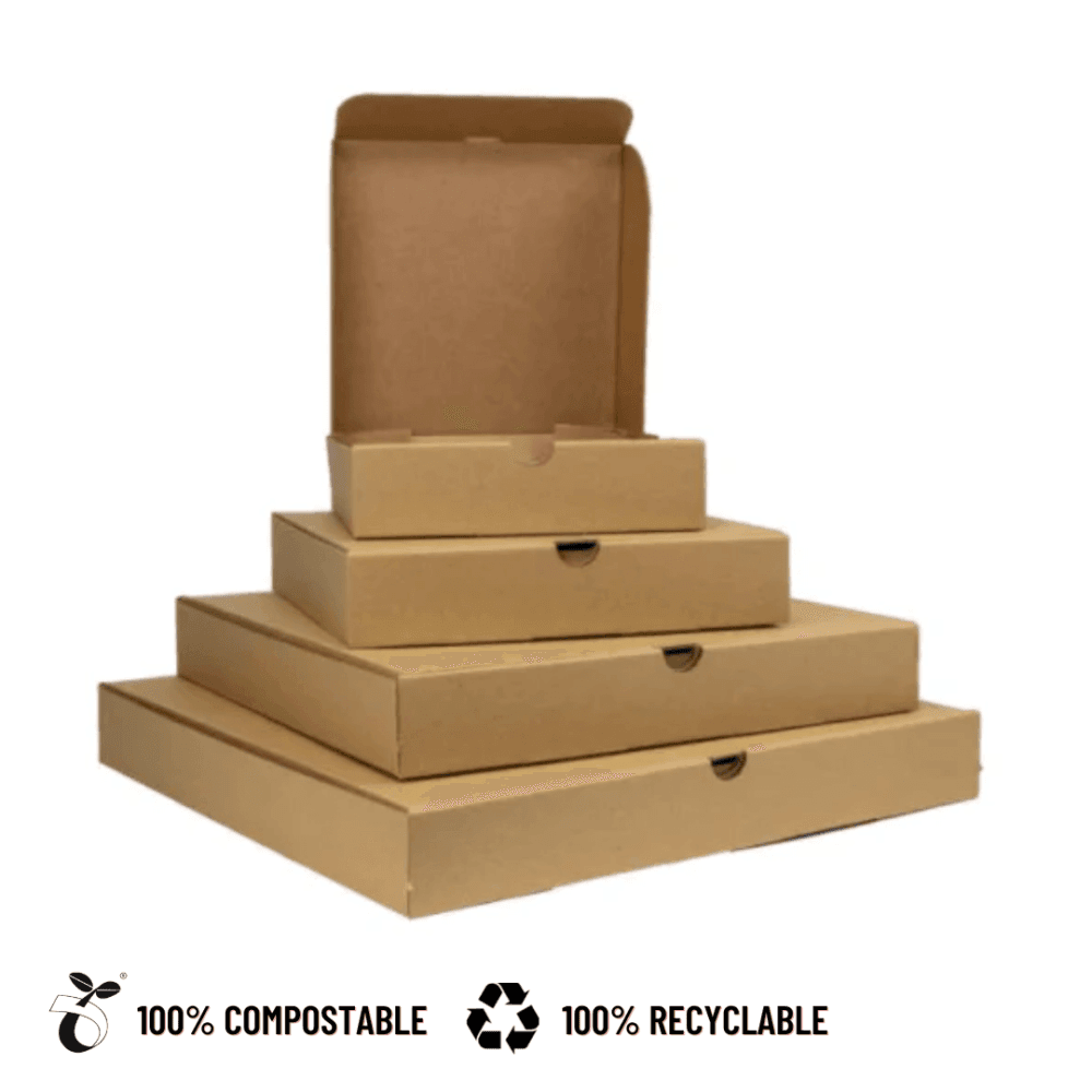 Recyclable & Compostable Food Grade Pizza Box's Cardboard Boxes NI Ltd