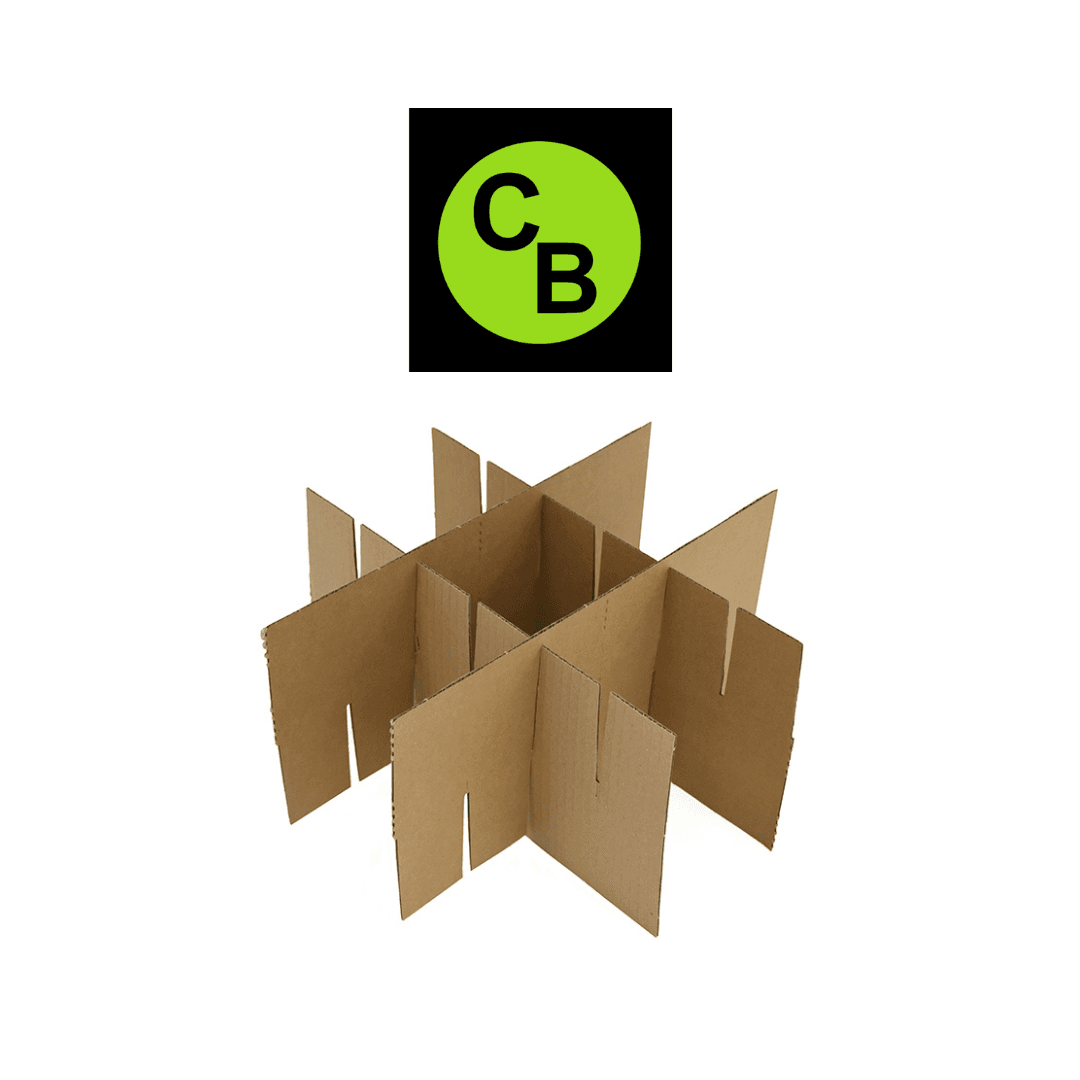 24 inch universal cardboard dividers / inserts perforated every 6