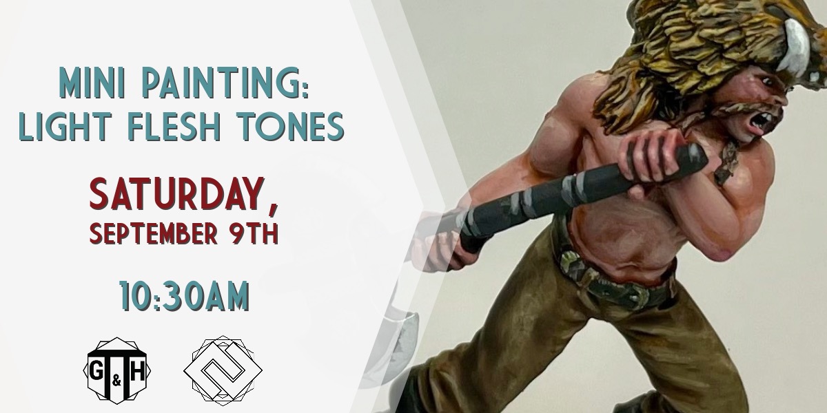 Miniature Painting Light Skin Tones Cardboard Corner