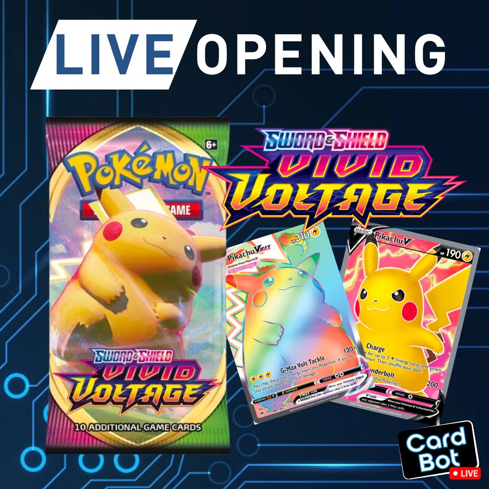 LIVE OPENING Pokémon TCG Vivid Voltage Booster Pack
