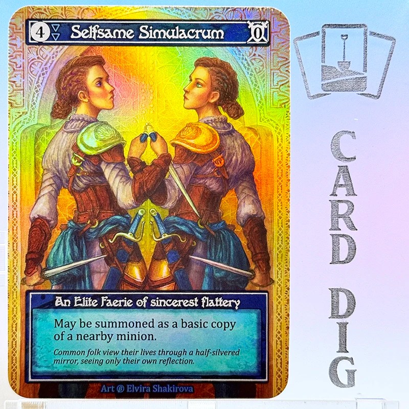 Selfsame Simulacrum Foil (β Elite) Card Dig