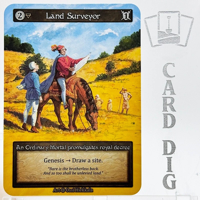 Land Surveyor (α Ord) Card Dig