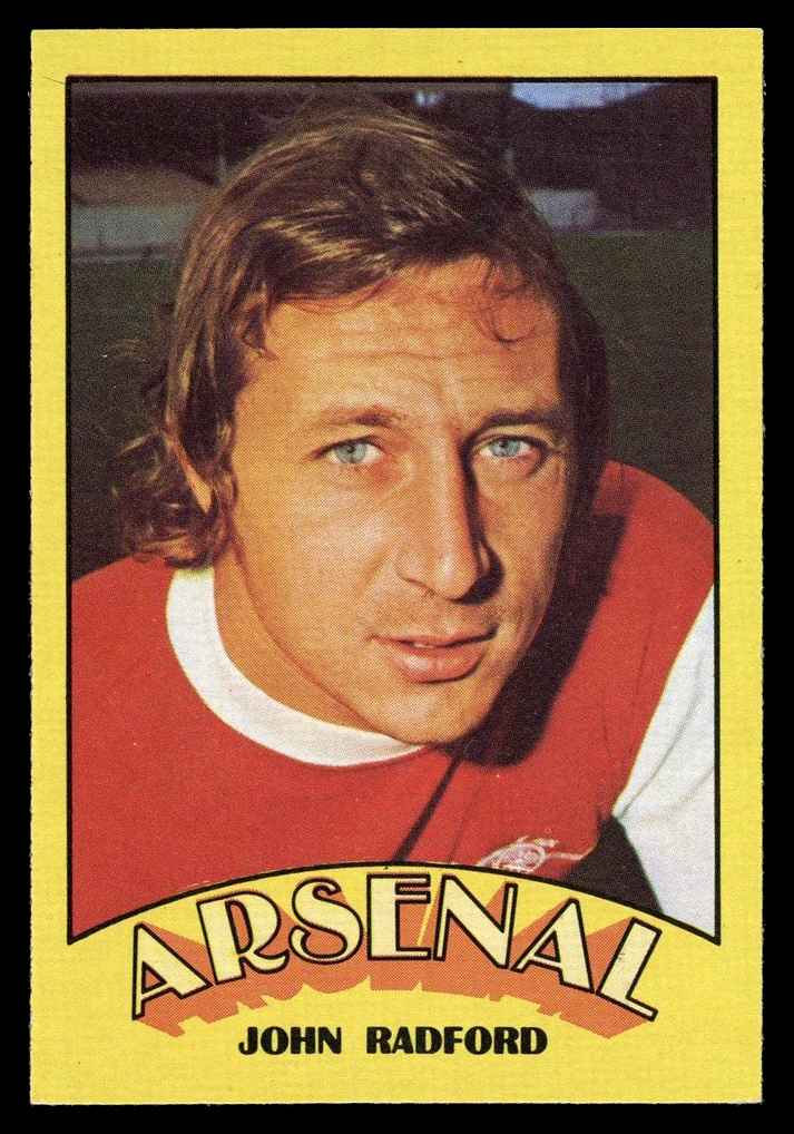 A&BC ‘Footballers (1974/75)’ (1973) John Radford (Arsenal) CardHawk