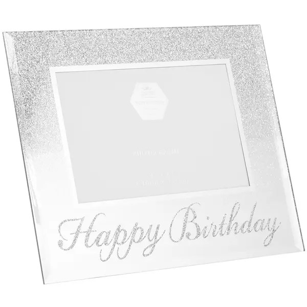 Frame Silver Happy Birthday Cardies