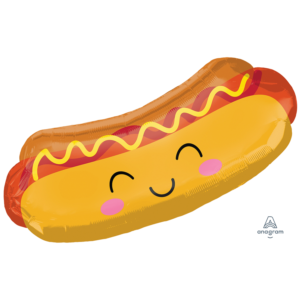 Helium Filled Foil Balloon Cardiff Balloons Hot Dog Balloon